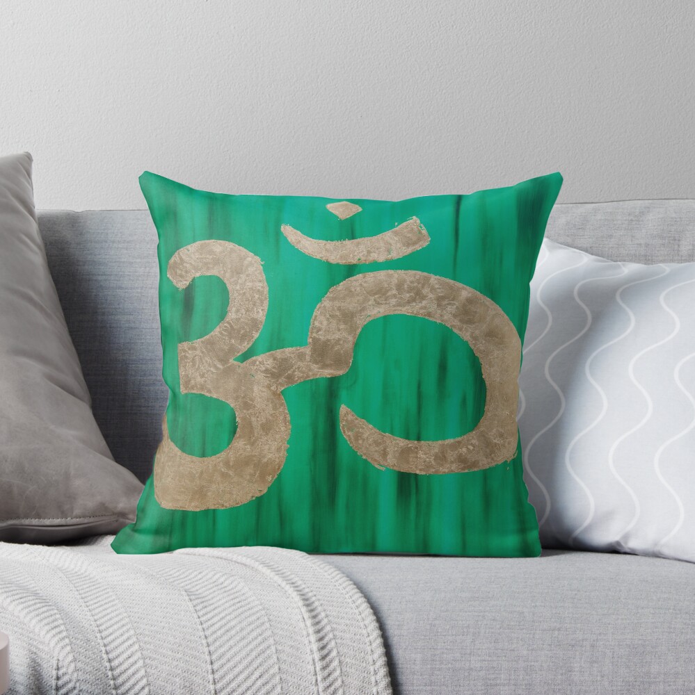OM Throw Pillow