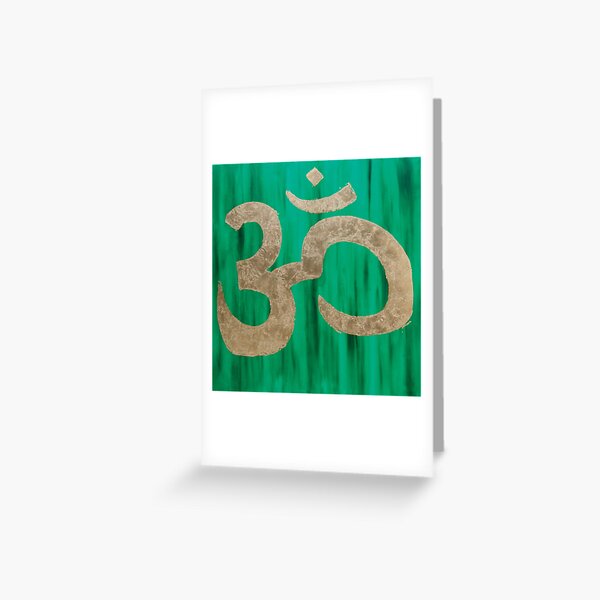 OM Greeting Card