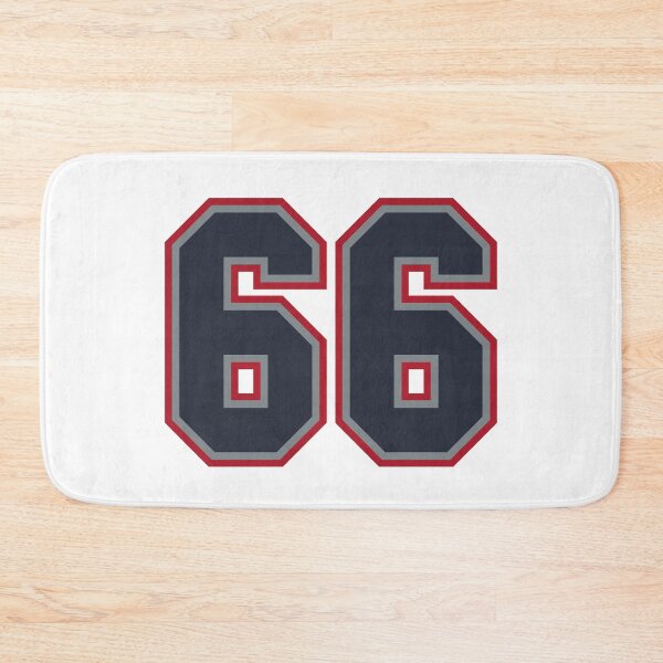 Item preview, 66 Navy Grey Red Sports Number Sixty-Six designed and sold by HelloFromAja.