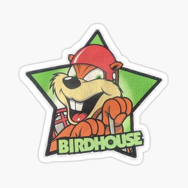 Vintage Birdhouse Tony Hawk Bird House Hook Ups Skate Brand Cartoon Hookups  Hook-Ups Robot Shark Hardcover Journal for Sale by jackyboi