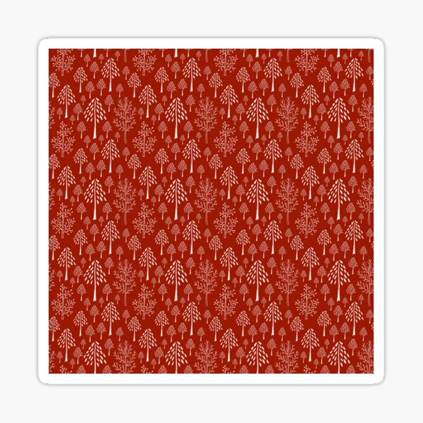 Autumn color forest Sticker