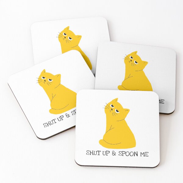 Item preview, Shut Up and Spoon Me for Cat Lovers designed and sold by SAVWIS.