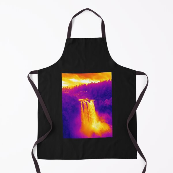 Item preview, Thermal image of waterfall designed and sold by ThermoViking.