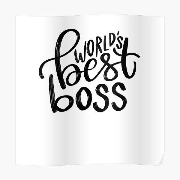 World’s Best Boss Poster