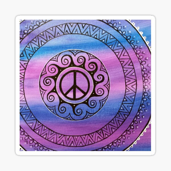 Peace II Sticker