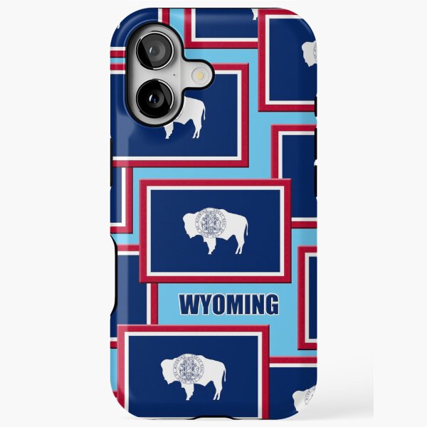 Wyoming Flag Phone Case (7) iPhone Tough Case