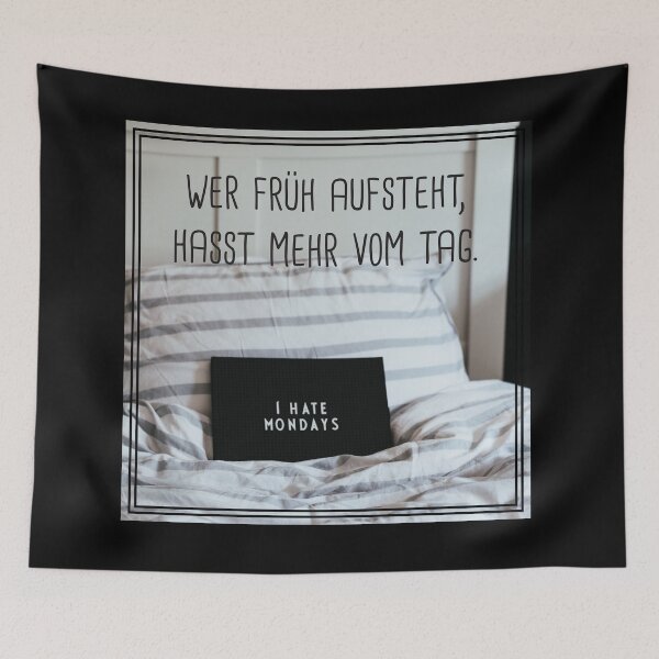 Artikelvorschau, wer früh aufsteht entworfen und verkauft von Schmuddelshirt.