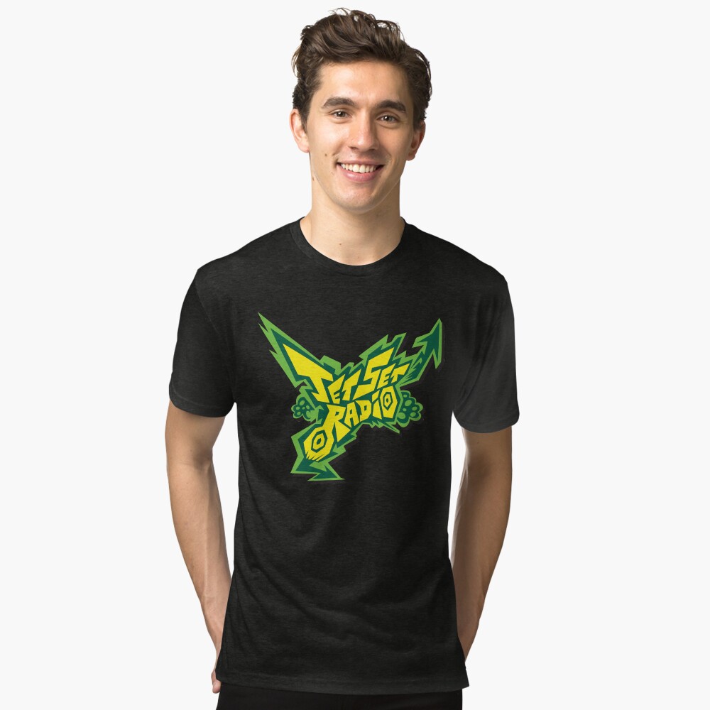 Vista previa del artículo con la obra «Camiseta de tejido mixto», diseñado y vendido por KUPNOODLE.