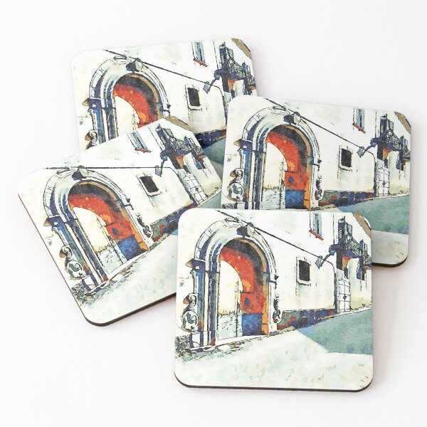 Item preview, Puerta y vislumbre de edificios de Laureana Cilento designed and sold by Giuseppe Cocco.