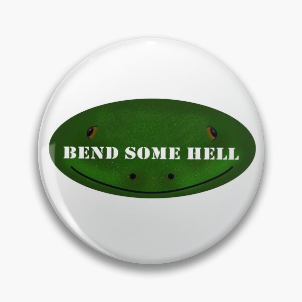 Item preview, "Bend Some Hell" Hellbender Face designed and sold by Hellbenders.
