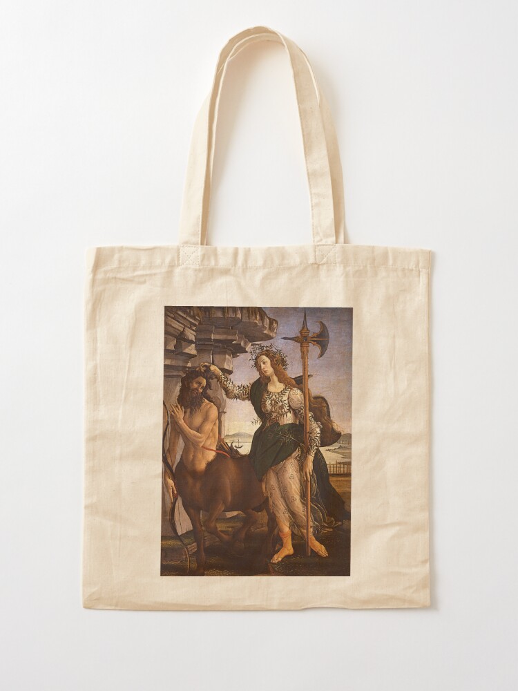 Pallas and Centaur Tote Bag by Sandro Botticelli - Pixels