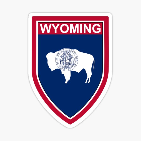 Wyoming Flag Phone Case (6) Sticker