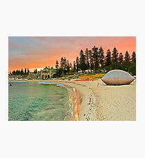 Sculptures By The Sea Sunrise Photographic Print