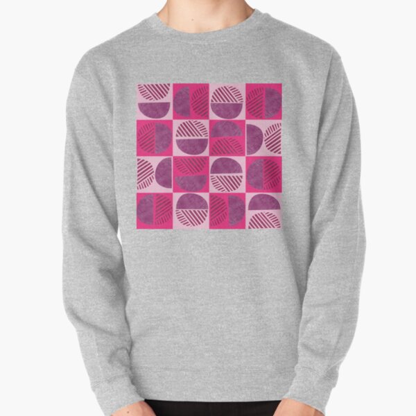 GEOMETRIC PATTERN Pullover Sweatshirt