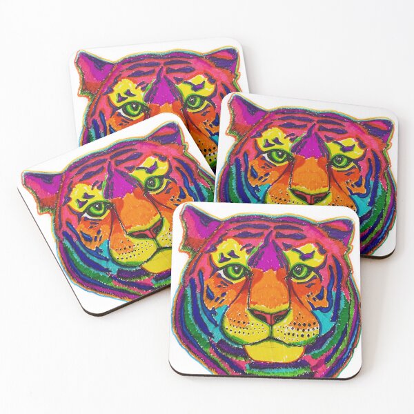 Item preview, Rainbow Tiger designed and sold by BeeGeePops.