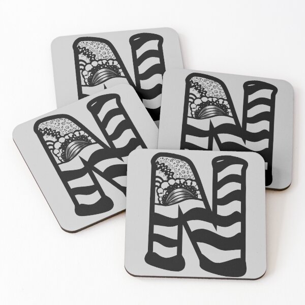 Item preview, Zentangle N designed and sold by aliartthings.