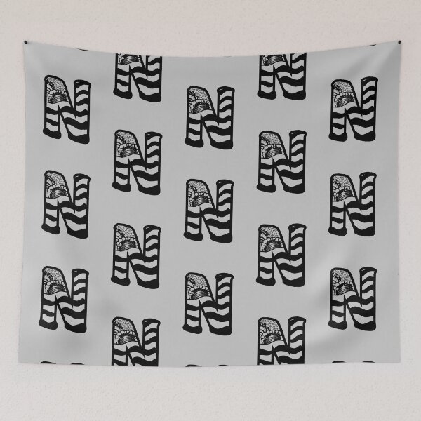 Item preview, Zentangle N designed and sold by aliartthings.