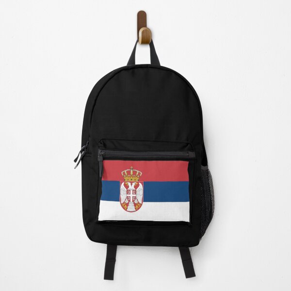Item preview, Serbia flag Serbian flag Belgrade designed and sold by GeogDesigns.