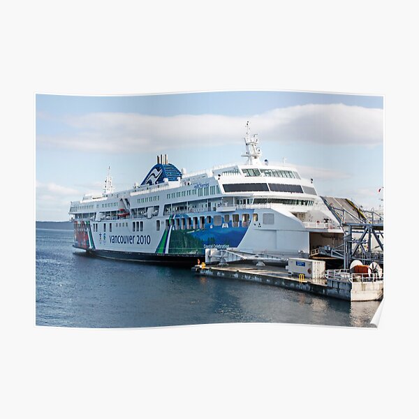 BC Ferries Victoria BC Poster