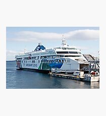 BC Ferries Victoria BC Photographic Print
