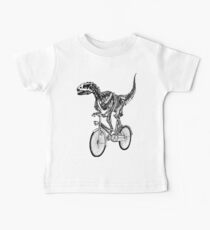 Skeleton Fossil Love Bike Baby Tee