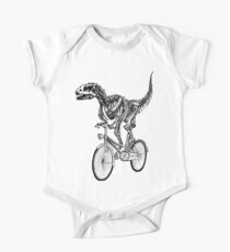 Skeleton Fossil Love Bike One Piece - Short Sleeve
