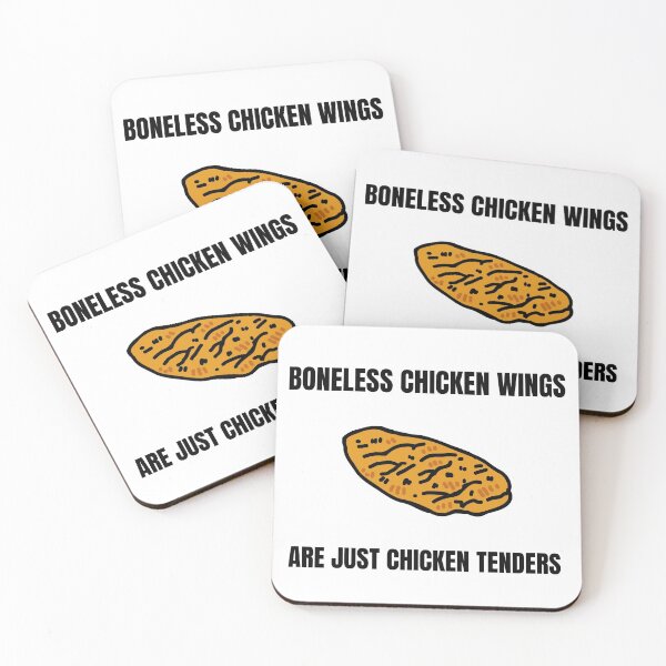 Item preview, Boneless Chicken Wings Are Just Chicken Tenders designed and sold by AdventurePrints.