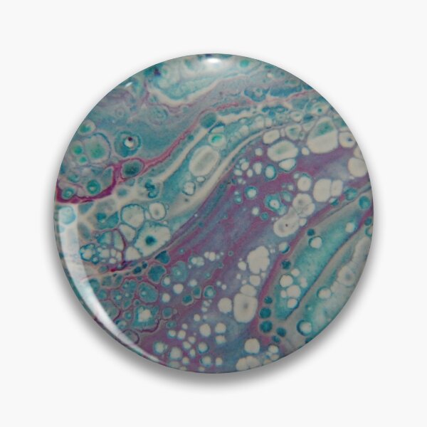 Item preview, Raspberry Ripple Seas - Abstract Acrylic Art by Fluid Nature designed and sold by vmajzlik.