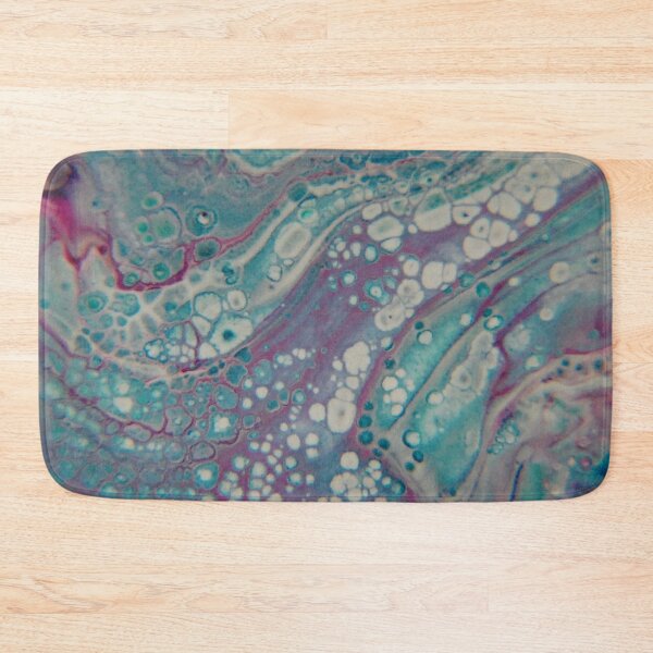 Item preview, Raspberry Ripple Seas - Abstract Acrylic Art by Fluid Nature designed and sold by vmajzlik.