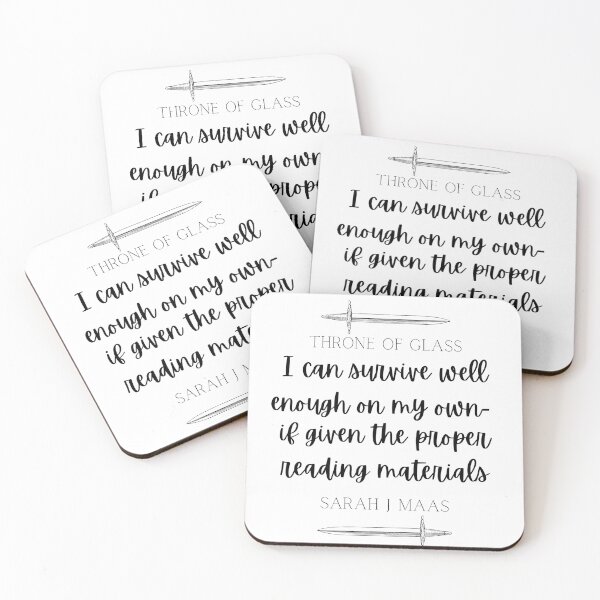 Item preview, Throne of Glass Quote  designed and sold by Readerella.