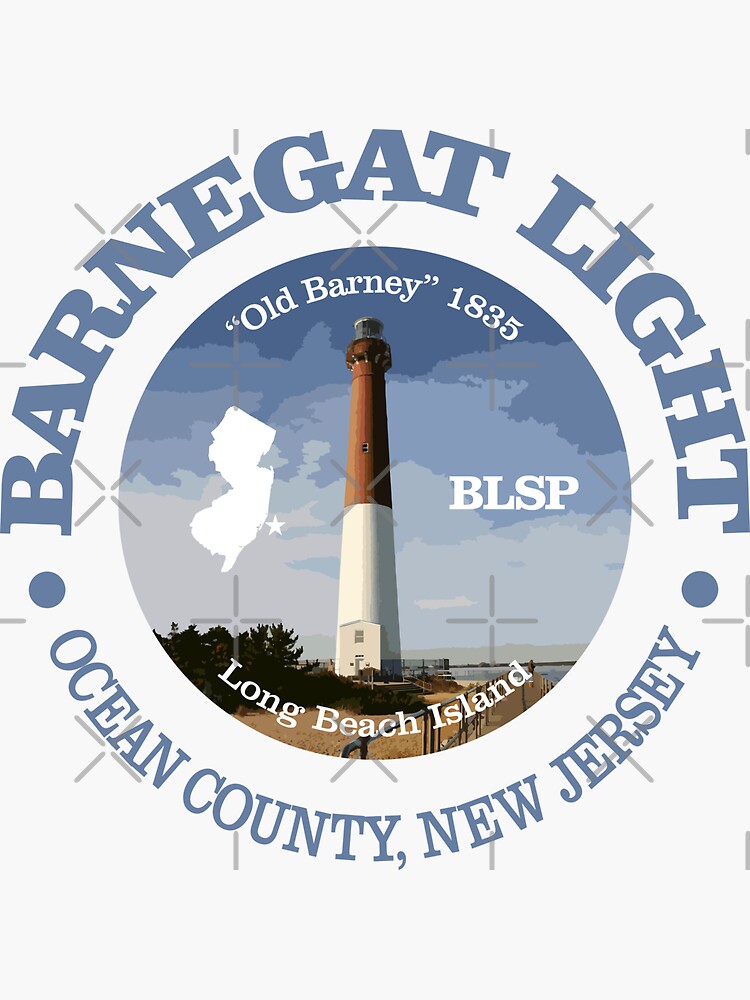 "Barnegat Light" Sticker by Redbubble