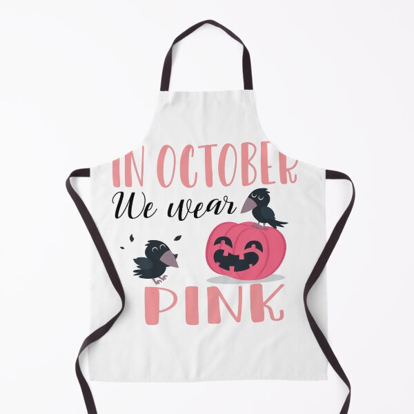 Item preview, In October We Wear Pink Pumpkin halloween designed and sold by BAISSANE.