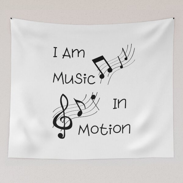 Item preview, I Am Music In Motion: White Selection designed and sold by Intuitive Engines Apparel Co..