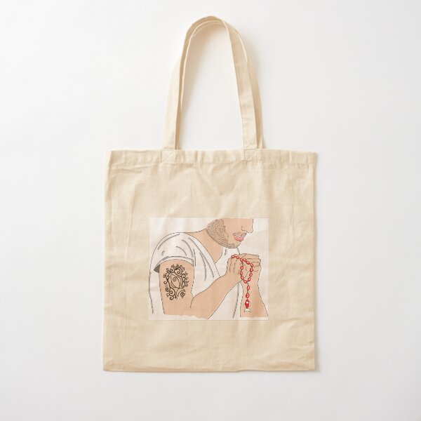 Rosary Cotton Tote Bag