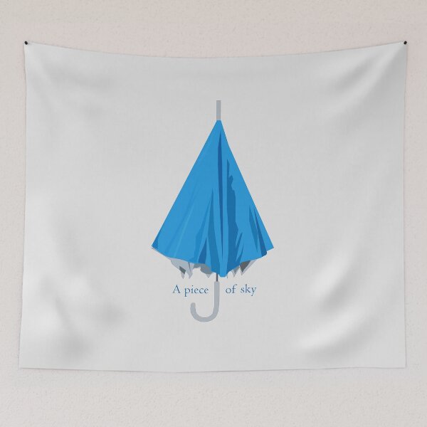 Item preview, A blue umbrella designed and sold by Johka.
