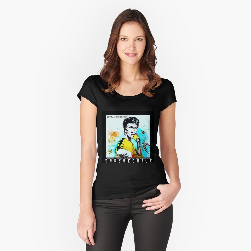 Item preview, Fitted Scoop T-Shirt designed and sold by BansheeMilk.