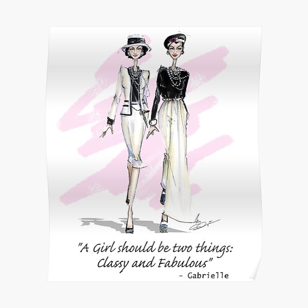 Coco Chanel Posters Redbubble