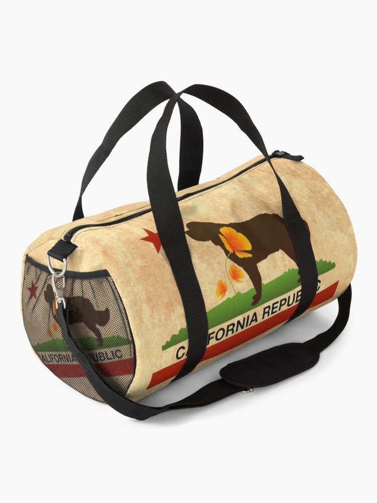 Alternate view of California Flag Face Mask Duffle Bag