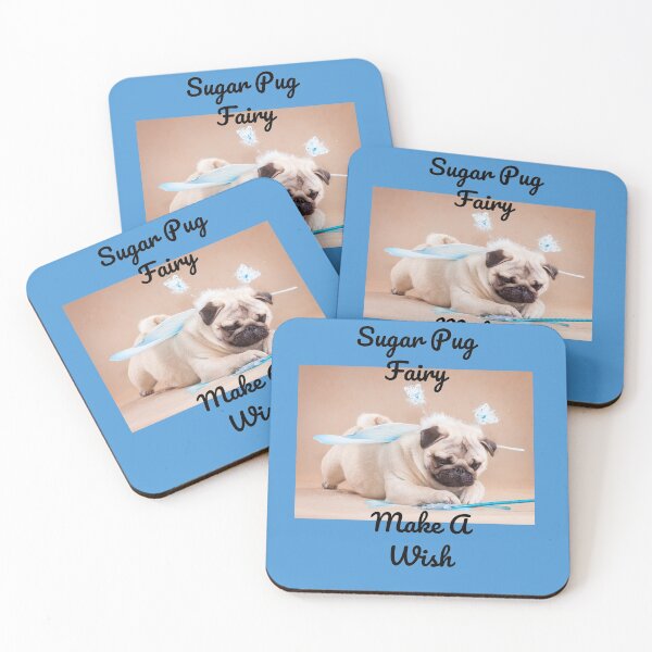 Item preview, The Fairy Pug Will Grant Your Wish! designed and sold by Mamalia.