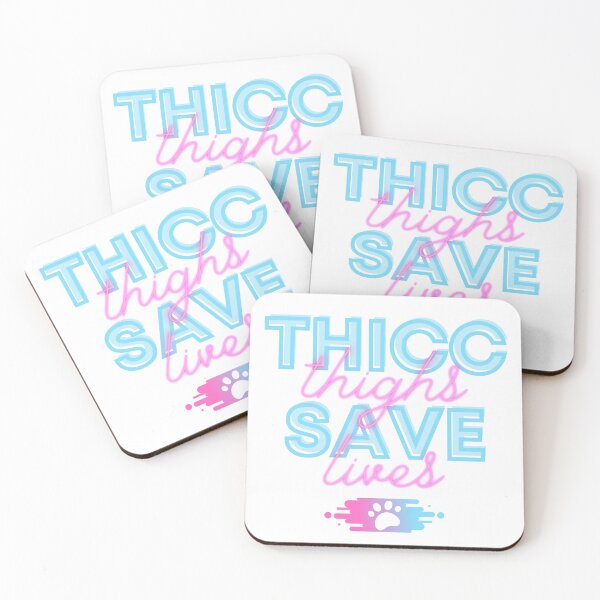 Item preview, Thicc Thighs Save Lives Big Bright Bear Apparel designed and sold by BigBrightBear.