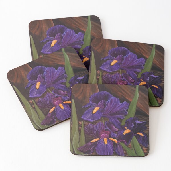 Item preview, "Purple Irises" designed and sold by LMJ1972.
