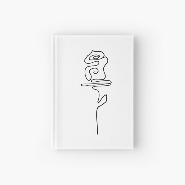 Minimalist Rose Hardcover Journal
