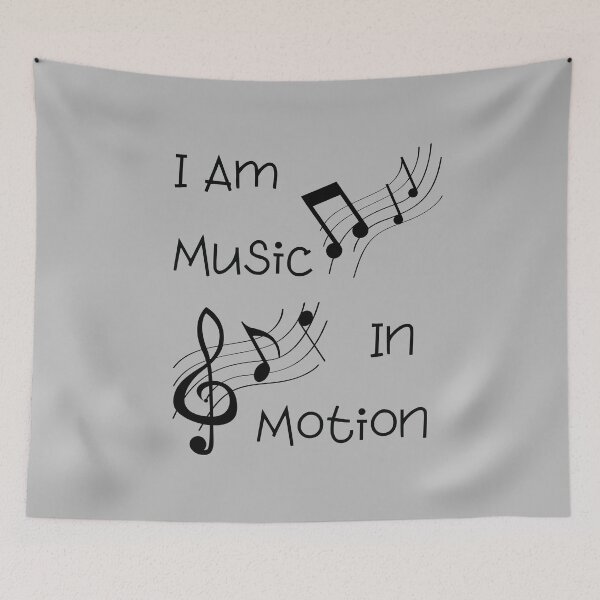 Item preview, I Am Music In Motion: Gray Selection designed and sold by Intuitive Engines Apparel Co..