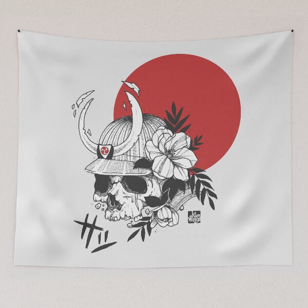 Item preview, Samurai Skull designed and sold by Elvenwings.