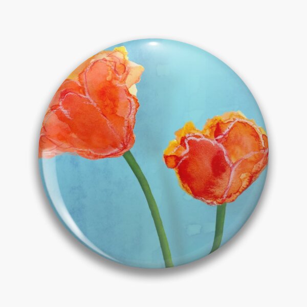 Item preview, Tulips in a Purple Vase designed and sold by ellenyang.