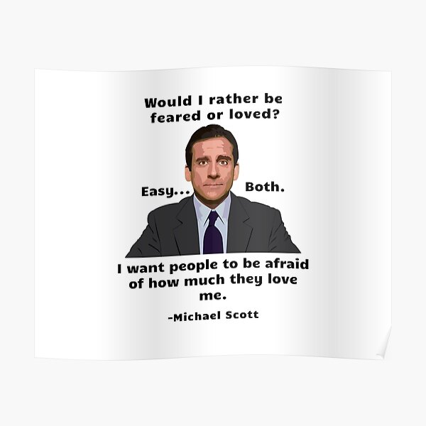 Michael Scott Paper Company Employee Blond Ryan | Poster