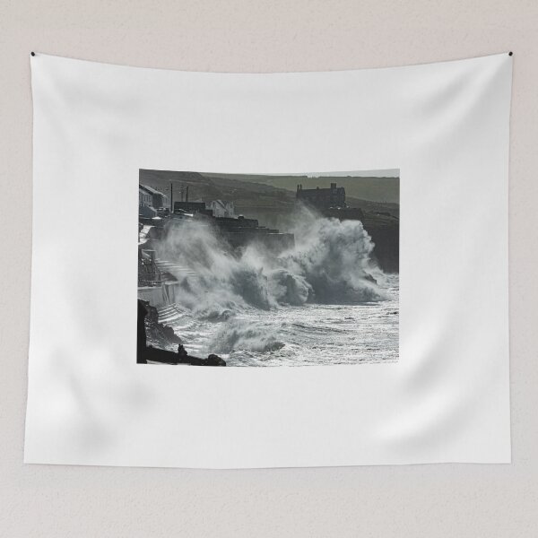 Item preview, Storm Francis Arrives at Porthleven designed and sold by SWEEPER.