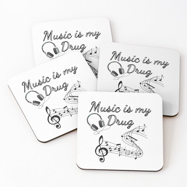 Item preview, Music Is My Drug designed and sold by designlee.