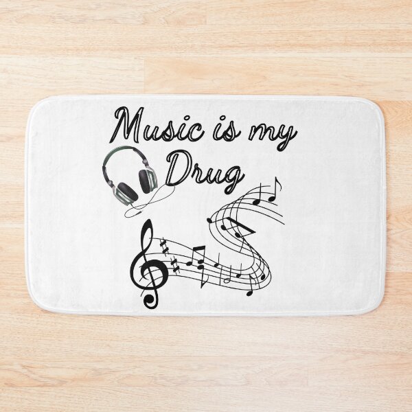 Item preview, Music Is My Drug designed and sold by designlee.