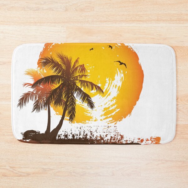 Item preview, palm trees and sun , Euclidean Curve Plot Illustration designed and sold by MCTS SHOP.